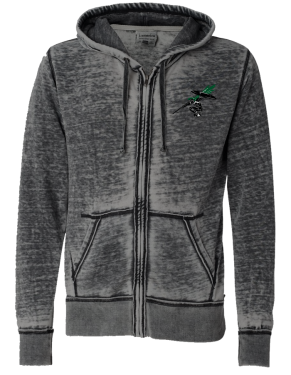 Vintage Zen Full-Zip Fleece Hood